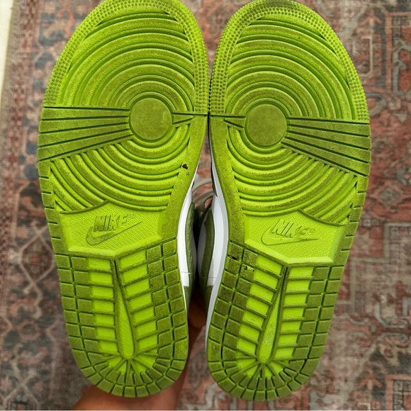 Lime Green Jordans - Picture 2 of 8